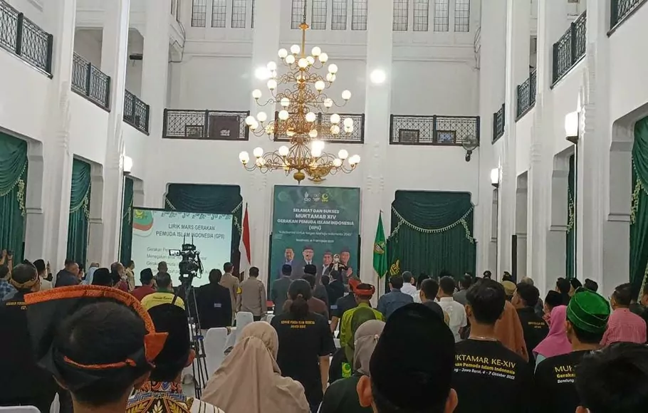 Muktamar Gerakan Pemuda Islam Indonesia (GPII) di Bandung, Jawa Barat, Selasa-Jumat, 4-7 Oktober 2022.