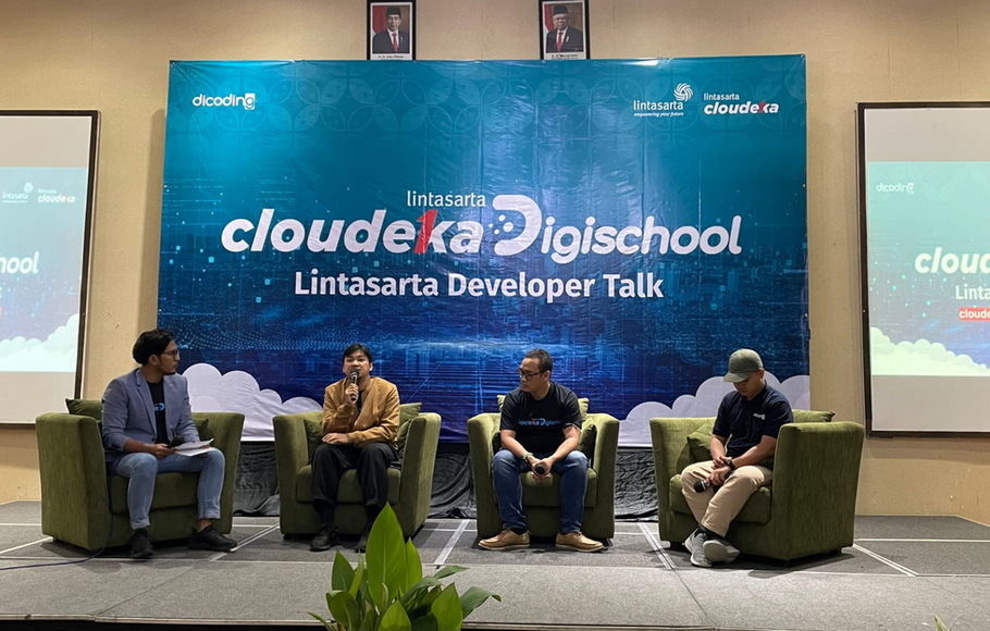 Lintasarta Developer Talk #4 Program CSR Lintasarta Cloudeka Digischool digelar sebagai penutupan rangkaian roadshow di Bali, pada Kamis 20 Oktober 2022.