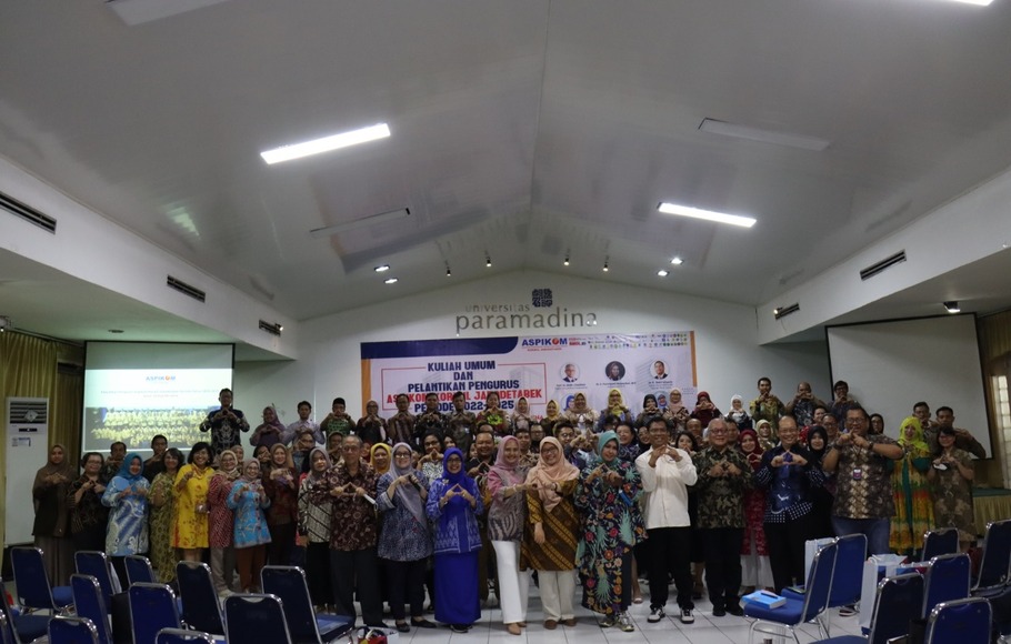 Susunan pengurus baru ASPIKOM Korwil Jabodetabek periode 2022-2025 resmi dilantik di Aula Nurcholish Madjid, Universitas Paramadina - Jakarta pada Rabu, 7 Desember 2022