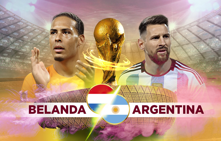 Preview Belanda vs Argentina.
