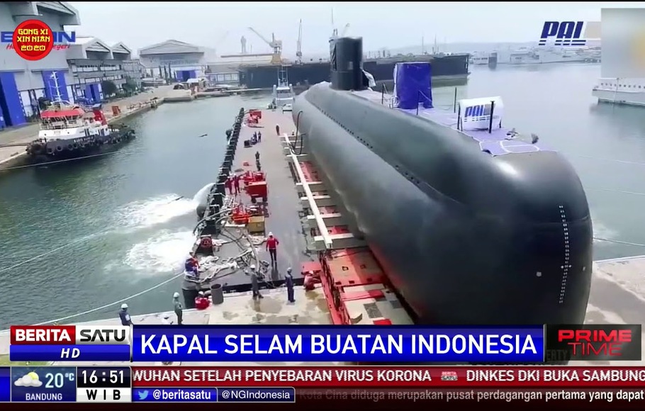 Kapal selam indonesia terkini