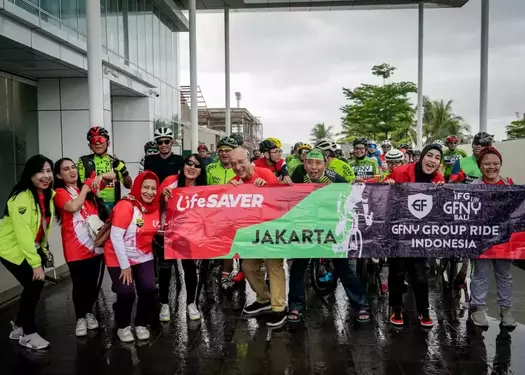 'Group Ride' Jadi Pemanasan Balapan Road Bike GFNY Indonesia