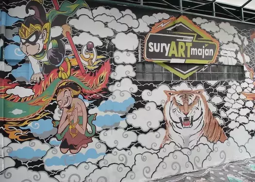 Kawasan Suryatmajan Raih Predikat Kampung Wisata Berkat Lukisan Mural 