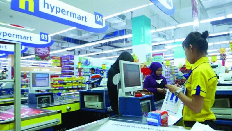 Hypermart salah satu anak usaha MPPA. Foto: Investor Daily / Emral 