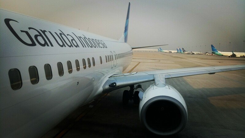 Ilustrasi pesawat Garuda Indonesia. (Foto: Ist)