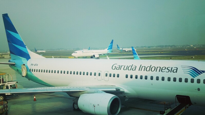 Pesawat Garuda Indonesia. (Foto ilustrasi: Ist)