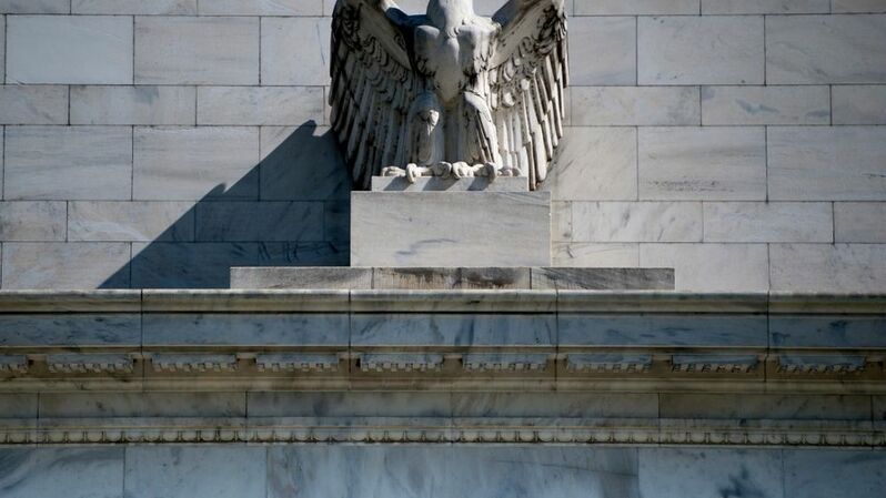 Gedung The Federal Reserve (The Fed) Amerika Serikat. ( Foto: AFP )