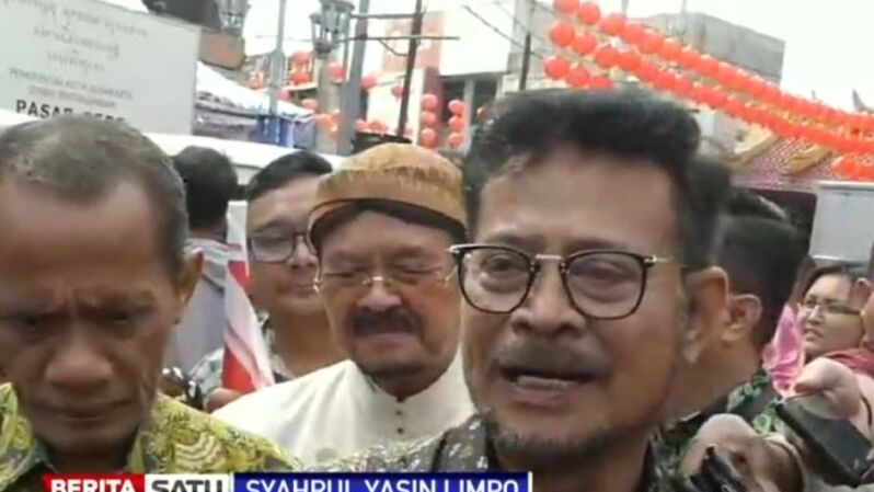 Menteri Syahrul Yasin Limpo. Sumber: BSTV