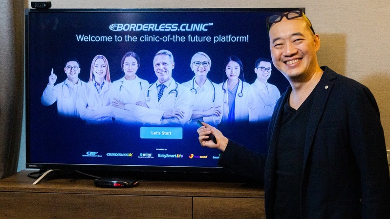 Bordeless Clinic, platform mesin telehealth pertama yang memungkinkan dokter keluarga di setiap negara  membuat model online-to-offline  perawatan bersama  secara paralel  dan melibatkan para spesialis top terkemuka di dunia. (Ist)
