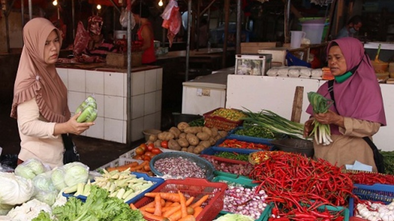 Penjualan di pasar tradisional. Foto: SP/Joanito De Saojoao