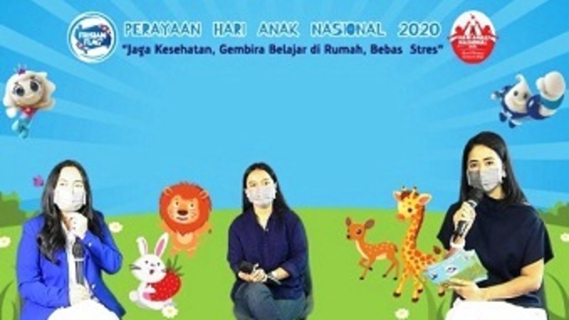 PT Frisian Flag Indonesia (FFI), perusahaan produk bergizi berbasis susu, menggelar diskusi daring bertajuk Jaga Kesehatan, Gembira Belajar di Rumah, Bebas Stres pada Rabu, 29 Juli 2020 dalam rangka memperingati Hari Anak Nasional 2020.