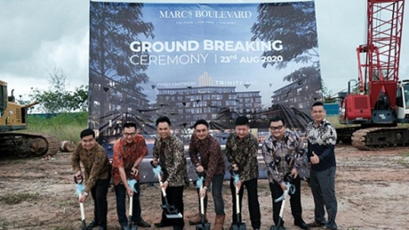 PT Perintis Triniti Properti Tbk, memulai pembangunan(groundbreaking) apartemen  Condovilla Paul & Prive @ Marcs Boulevard Batam