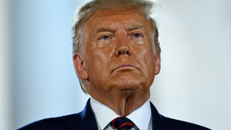 Presiden Amerika Serikat (AS) Donald Trump. ( Foto: Brendan Smialowski / AFP )

