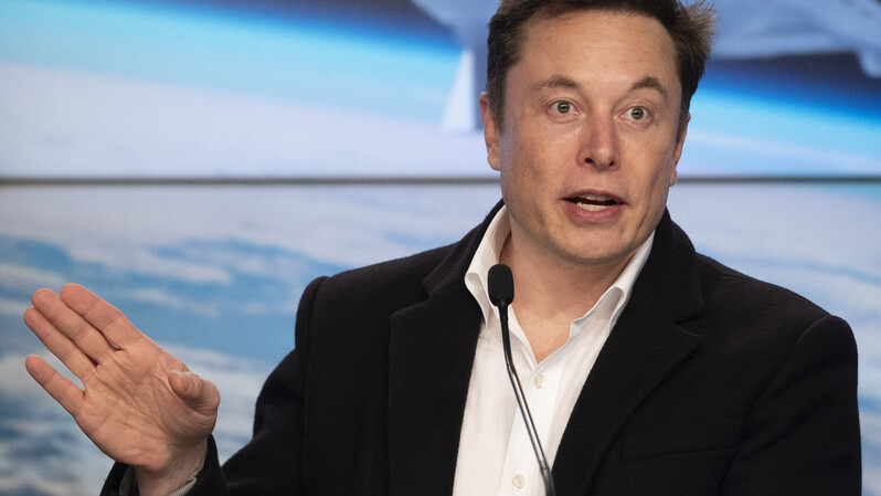 Pendiri dan CEO produsen mobil listrik Tesla, Elon Musk. ( Foto: Jim WATSON / AFP )