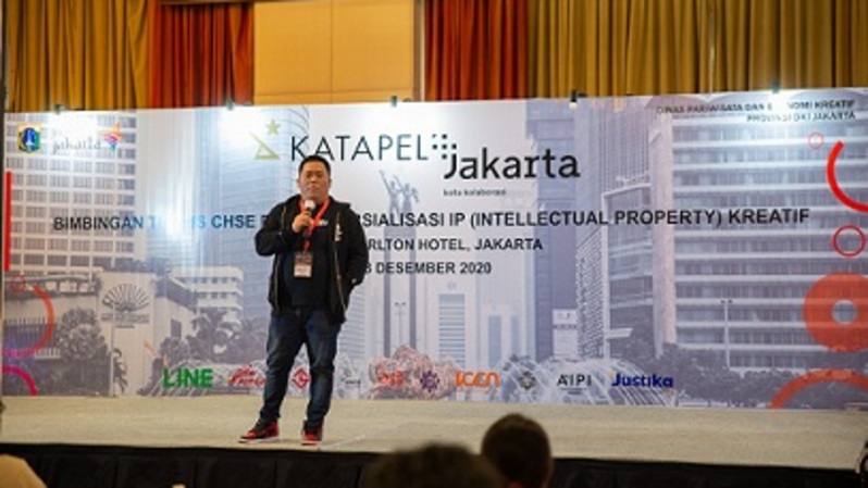 Katapel Jakarta yang merupakan sebuah program bimbingan teknis komersialisasi produk kreatif berbasis kekayaan intelektual