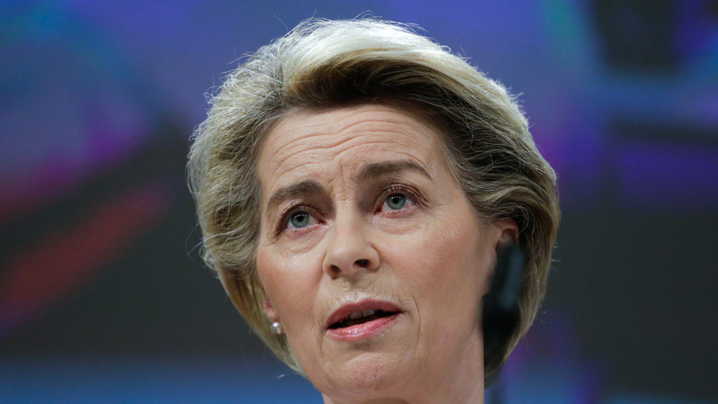 Presiden Komisi Eropa Ursula von der Leyen. ( Foto: Aris Oikonomou / AFP / POOL )