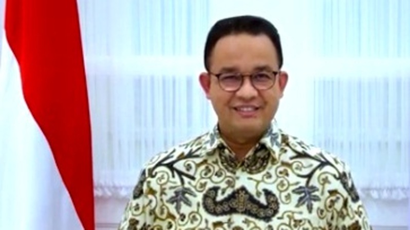Pernyataan Gubernur DKI Jakarta Anies Baswedan. 