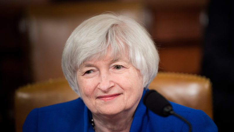 Menteri Keuangan Amerika Serikat (AS) Janet Yellen. ( Foto: Brendan Smialowski / AFP )