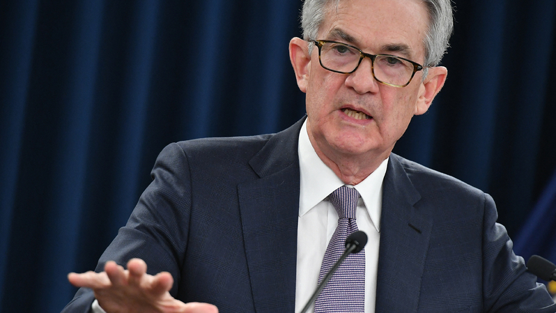 Gubernur The Federal Reserve (The Fed) Jerome Powell. ( Foto: MANDEL NGAN / AFP ) 