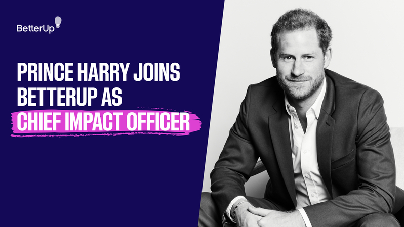Pangeran Harry dari Inggris diterima bekerja sebagai chief impact officer (cio) di perusahaan rintisan (startup) BetterUp, yang berada di Silicon Valley, Amerika Serikat (AS). ( Foto:  BetterUp.com )