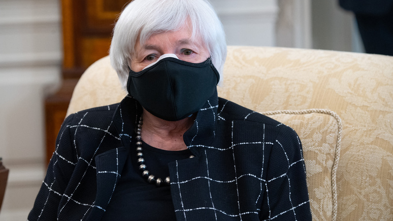 Menteri Keuangan Amerika Serikat (AS) Janet Yellen. ( Foto: SAUL LOEB / AFP )
