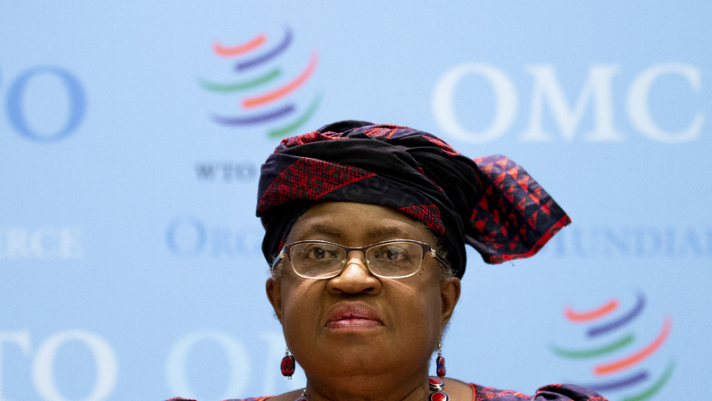 Direktur Jenderal (Dirjen) Organisasi Perdagangan Dunia (WTO) Ngozi Okonjo-Iweala. ( Foto: SALVATORE DI NOLFI / POOL / KEYSTONE / AFP )