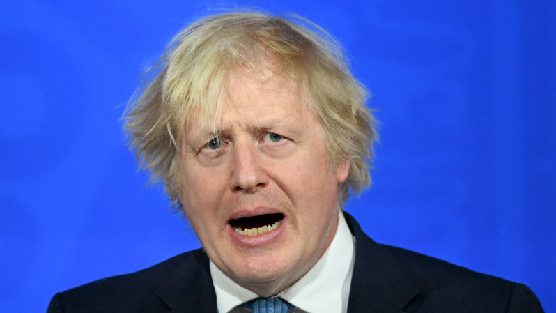 Perdana Menteri Inggris Boris Johnson.  ( Foto: STEFAN ROUSSEAU / POOL / AFP )