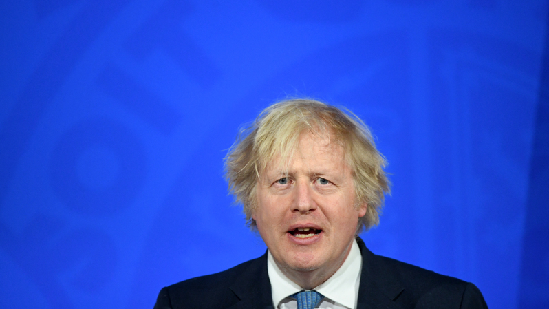 Perdana Menteri Inggris Boris Johnson.  Foto: STEFAN ROUSSEAU / POOL / AFP 