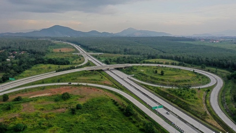 Jalan Tol Trans Sumatera (JTTS) Ruas Bakauheni - Terbanggi Besar. Foto ilustrasi: IST