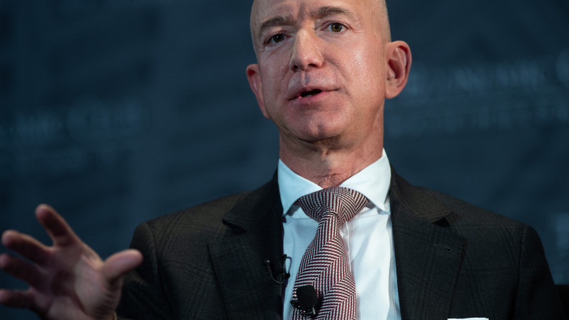 Founder dan CEO Amazon, Jeff Bezos. ( Foto: SAUL LOEB / AFP )