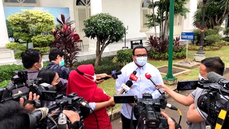 Presiden Konfederasi Serikat Pekerja Seluruh Indonesia (KSPSI) Andi Gani Nena Wea 