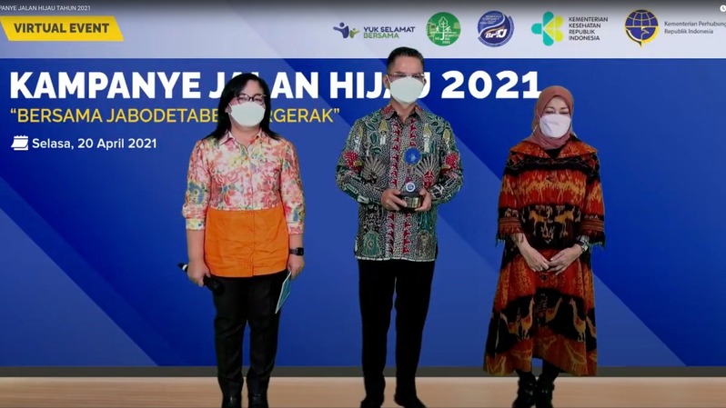  Virtual Event Kampanye Jalan Hijau Achievement Award 2021 di Jakarta