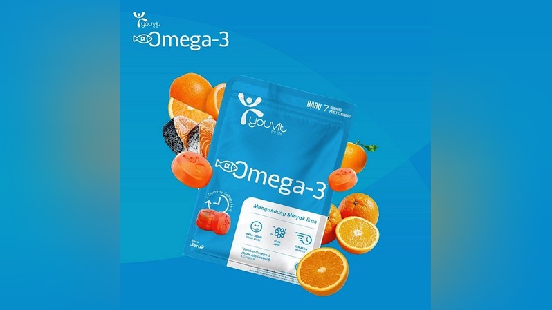 Pionir gummy multivitamin untuk dewasa di Indonesia meluncurkan YOUVIT Omega-3 untuk Dewasa dan Anak. 