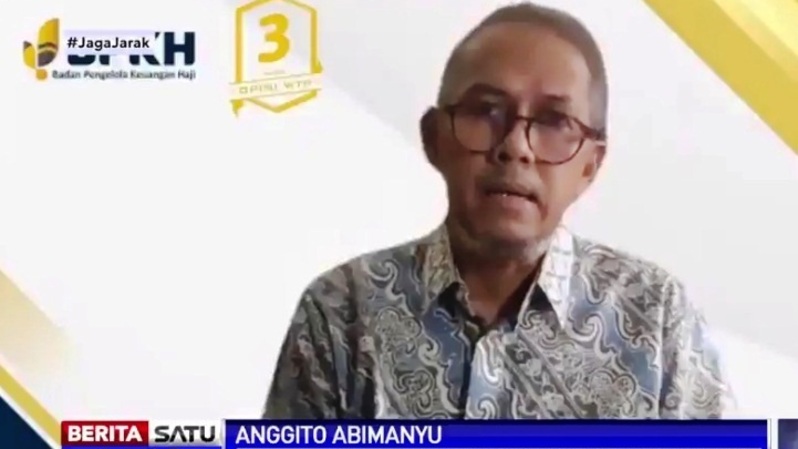 Anggito Abimanyu, Kepala Badan Pelaksana Badan Pengelola Keuangan Haji (BPKH), Sumber: BSTV 