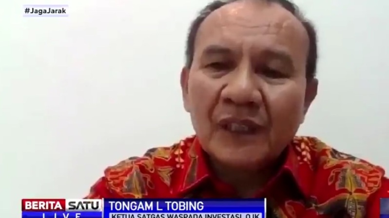 Ketua Tim Satgas Waspada Investasi Tongam L Tobing Sumber: BSTV  