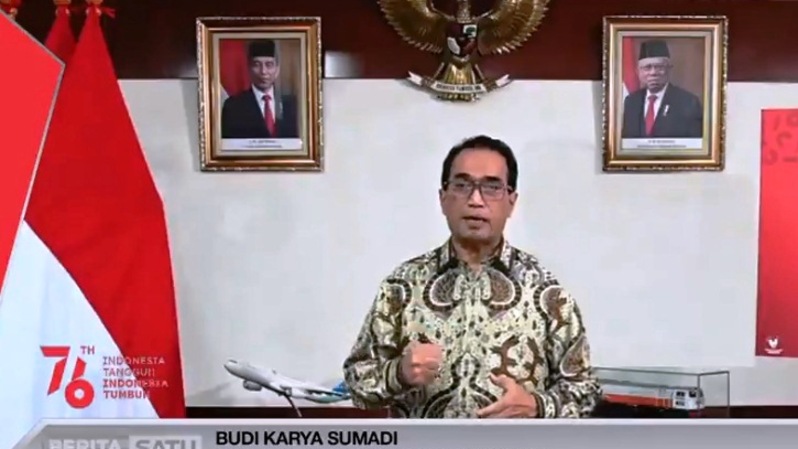 Menteri Perhubungan Budi Karya Sumadi. Sumber: BSTV 