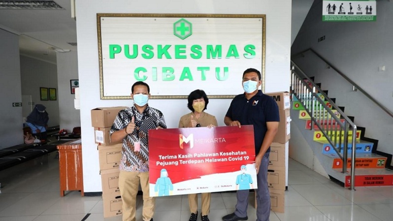 LPCK Rayakan HUT ke-76 RI, Meikarta Berikan Donasi untuk Nakes