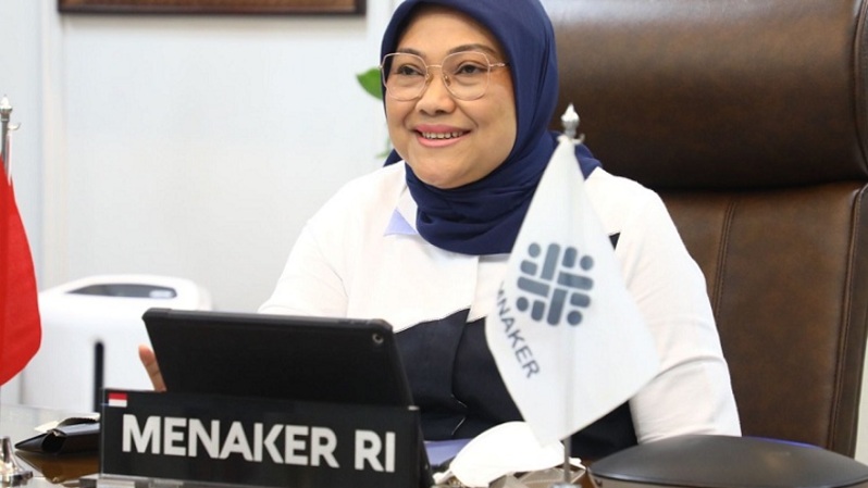 Menteri Ketenagakerjaan Ida Fauziyah. Foto: Humas Kemnaker