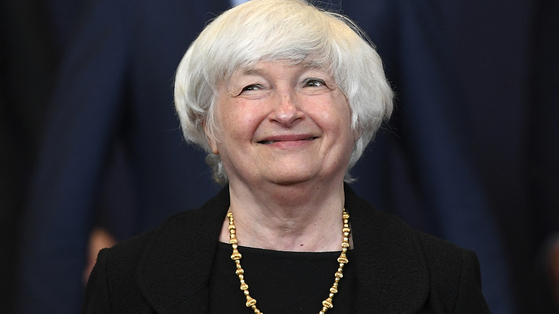 Menteri Keuangan (Menkeu) Amerika Serikat (AS) Janet Yellen. ( Foto: JOHN THYS / AFP )