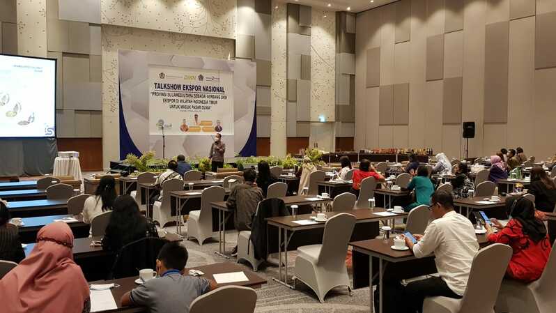 LPEI menggelar pelatihan Coaching Program for New Exporter (CPNE) di Manado pada 28-29 September 2021.