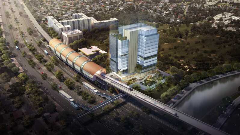 Apartemen LRT City-Eastern Green, Bekasi yang dikembangkan PT Adhi Commuter Properti (ADCP). 
