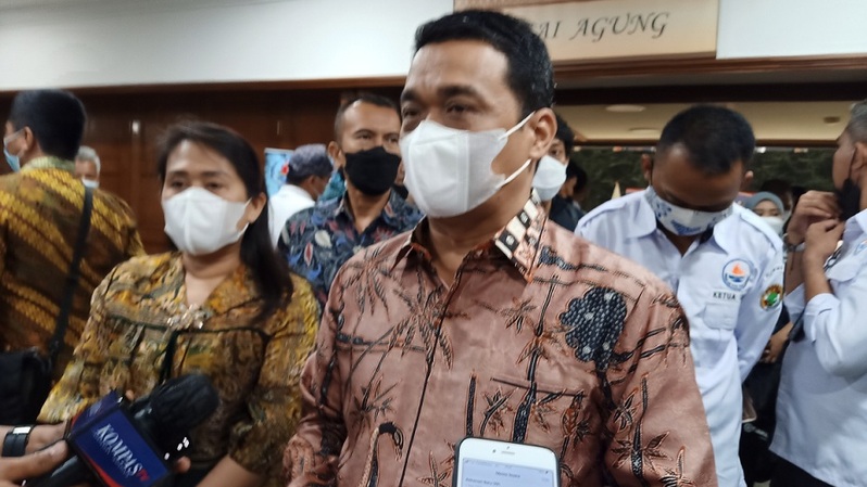 Wakil Gubernur DKI Jakarta Ahmad Riza Patria  Foto: Yustinus Patris Paat
