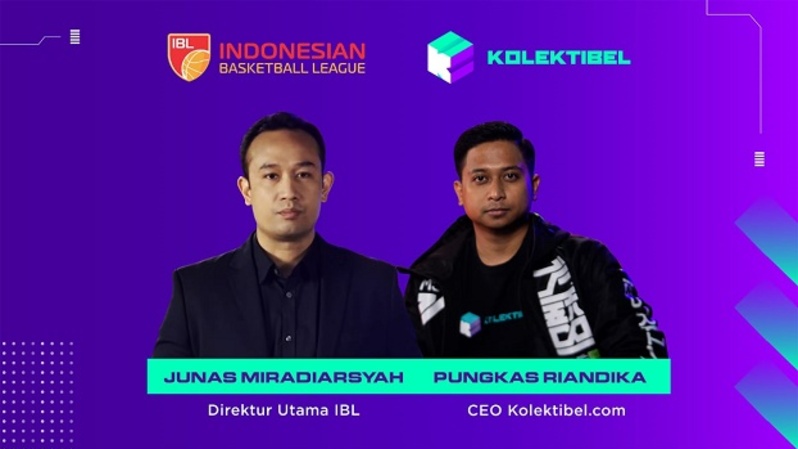 Direktur Utama IBL, Junas Miradiarsyah dan CEO Kolektibel.com Pungkas Riandika mengumumkan kerja samanya membuat produk NFT (Non-Fungible Token) sebagai merchandise teranyar. 