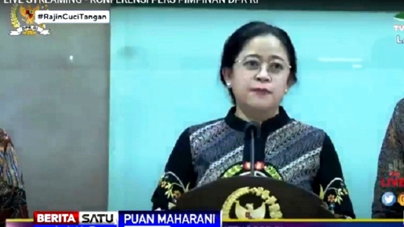 Ketua DPR RI Puan Maharani  Sumber: BSTV