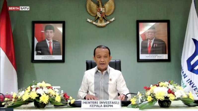Menteri Investasi dan Kepala BKPM Bahlil Lahadalia 
Foto: BeritaSatu Photo/Mohammad Defrizal