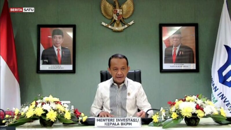 Menteri Investasi dan Kepala BKPM Bahlil Lahadalia  Foto: BeritaSatu Photo/Mohammad Defrizal