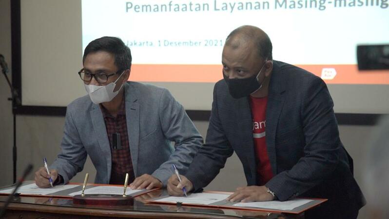 Penandatanganan kerja sama PT Pos Indonesia dengan JD.ID.