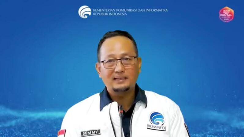 Direktur Jenderal Aplikasi Informatika Kementerian Komunikasi dan Informatika (Kemenkominfo) Republik Indonesia, Semuel Abrijani Pangerapan 