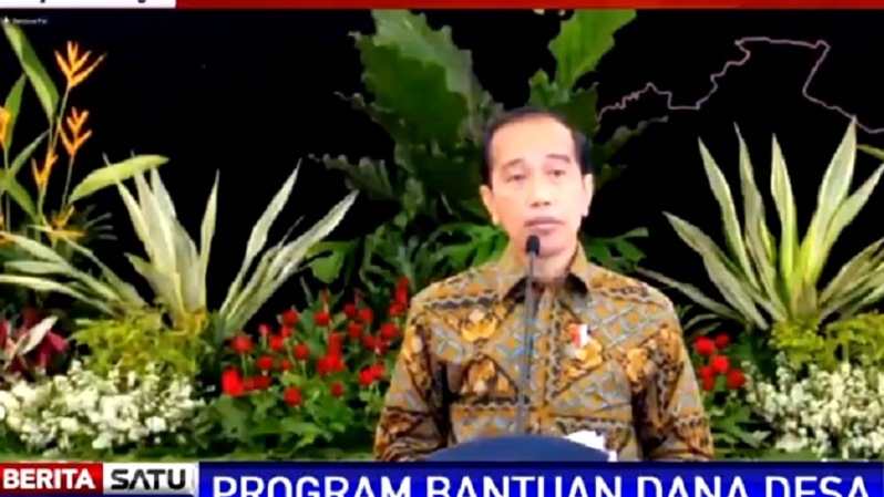 Presiden Joko Widodo (Jokowi) menjelaskan program Dana Desa. (Sumber: BSTV)
