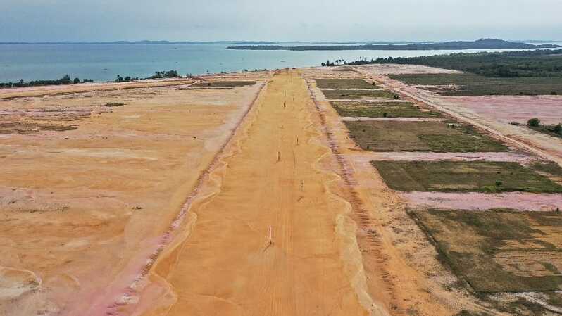 Progres Pembangunan Bandara di Bintan oleh PT Bintan Aviation Investments. Foto: IST